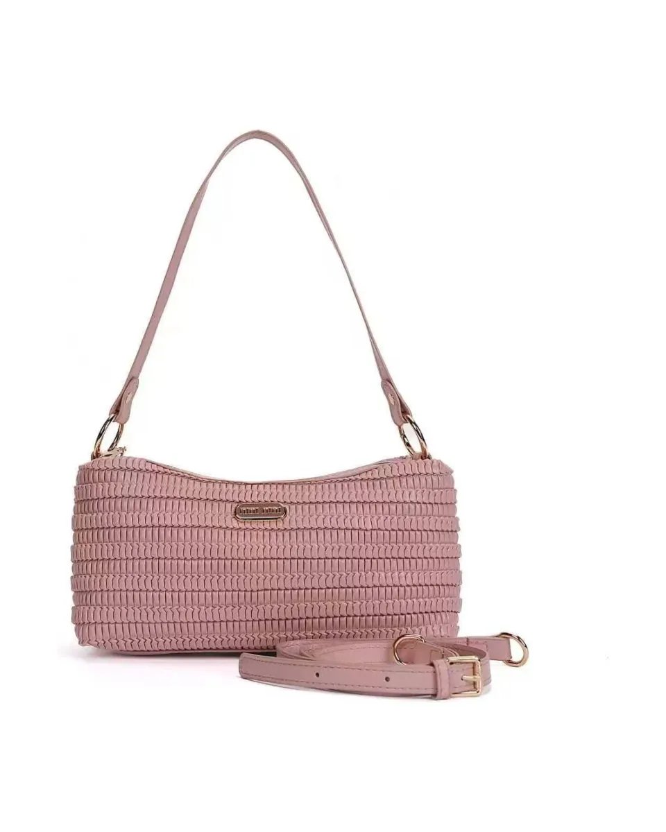 Woven Baguette Shoulder Bag 1