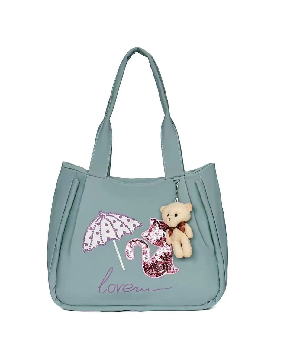 Umbrella & Kitty Tote 1