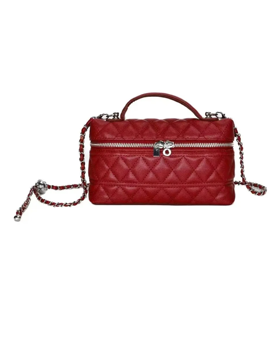 Quilted Chain Vanity Bag 1