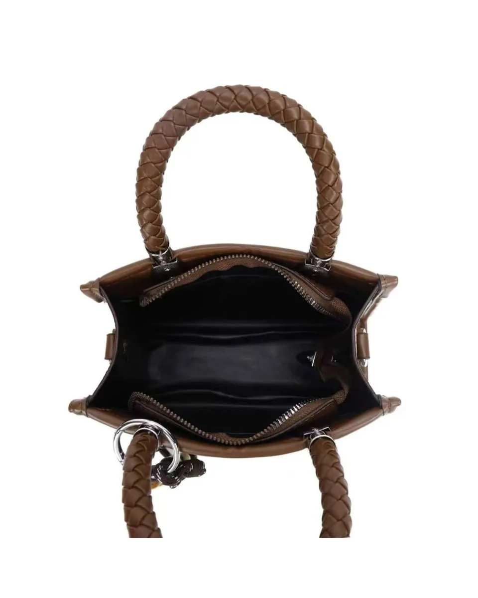 Mini Braided-Handle Bag 4